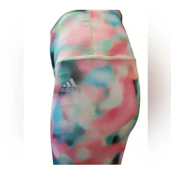 Adidas Multicoloured Capri  Tights Size XS - Picture 4 of 7